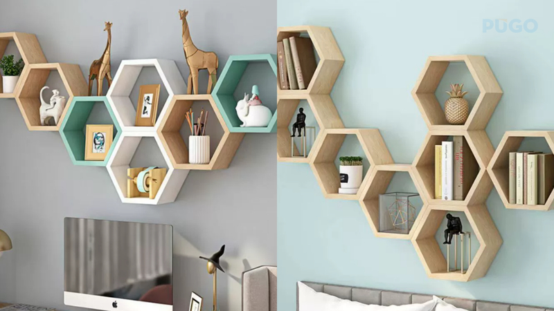 Kệ treo tường tổ ong