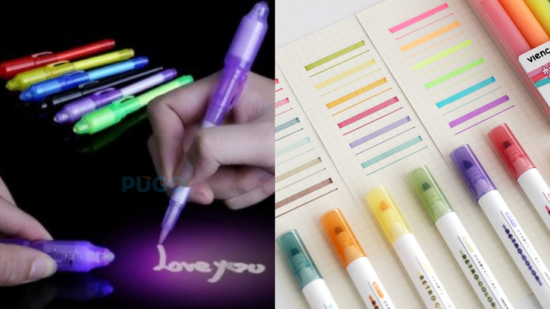 Bút dạ quang phát sáng