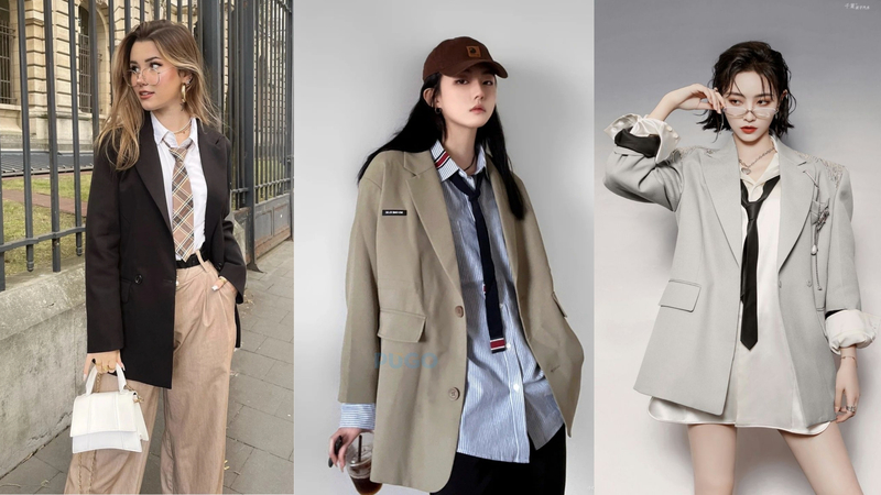 Phối với blazer Phối với blazer