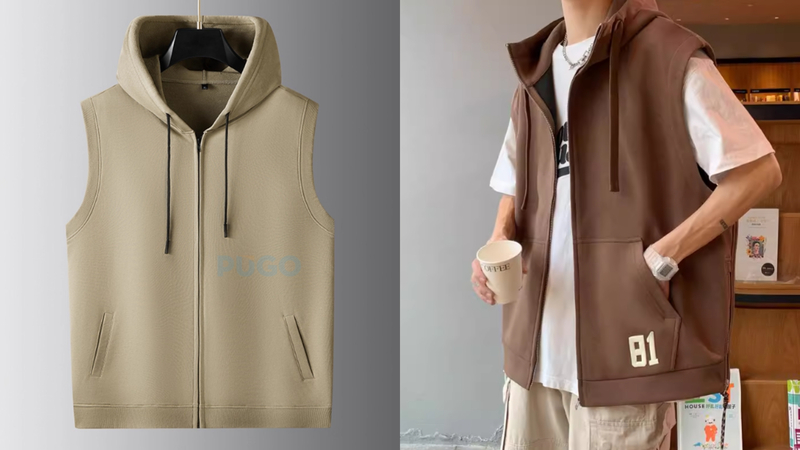 Áo gile chất nỉ